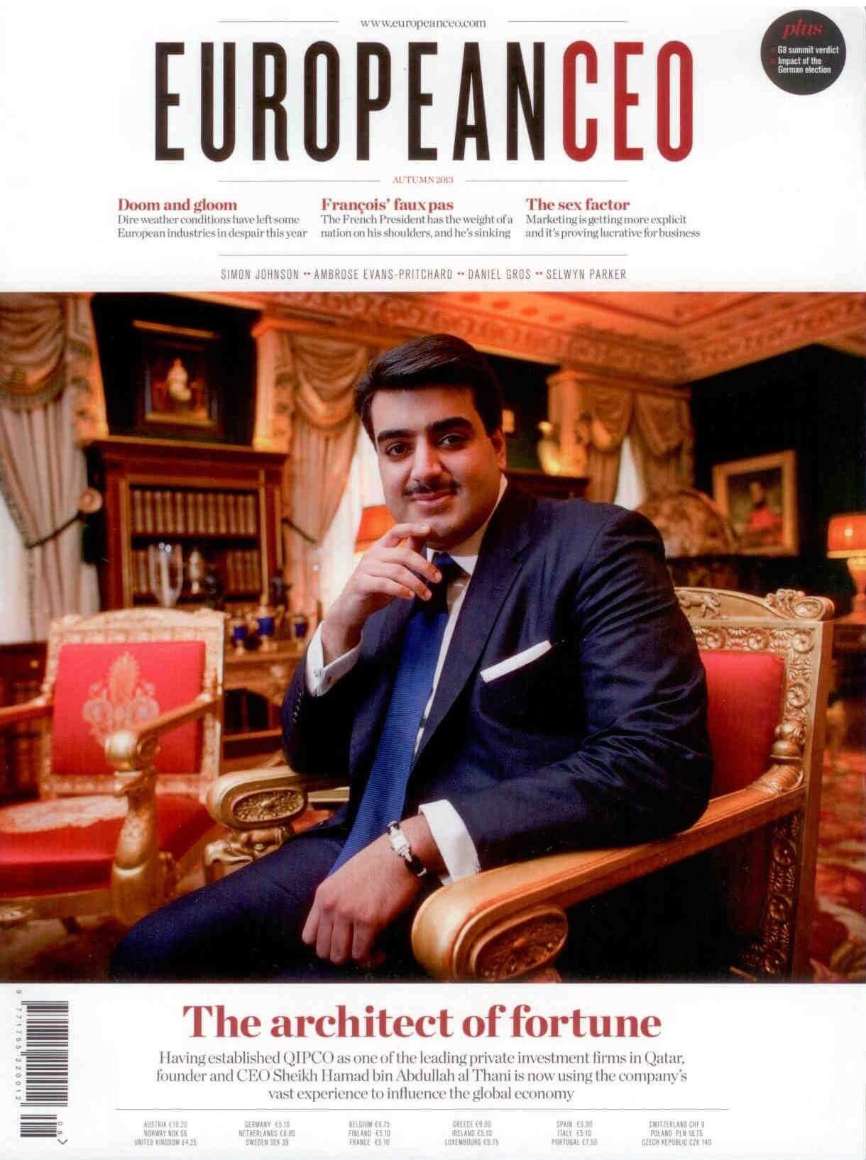 《欧洲CEO》杂志，2013秋季